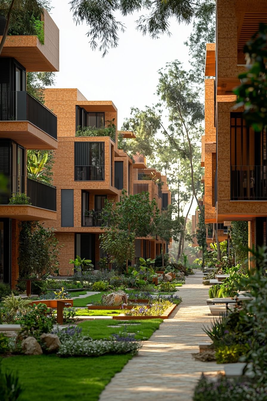 Modern residential exterior