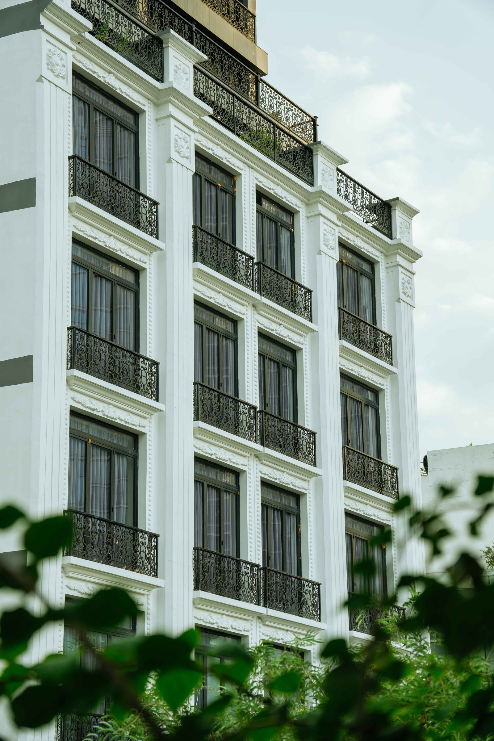 Contemporary home facade